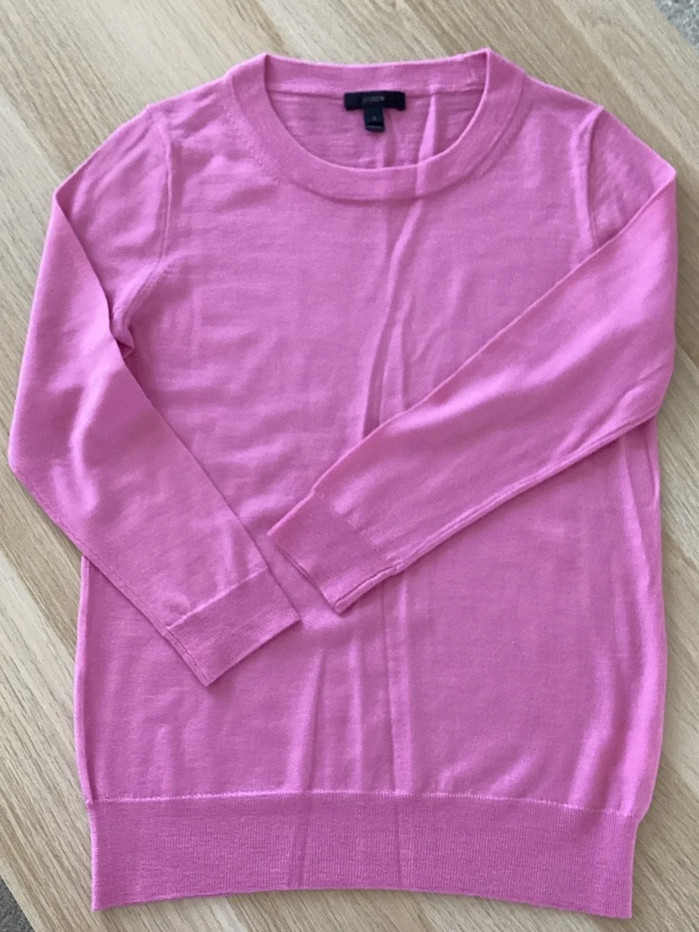 J. Crew Pink Crewneck Sweater
